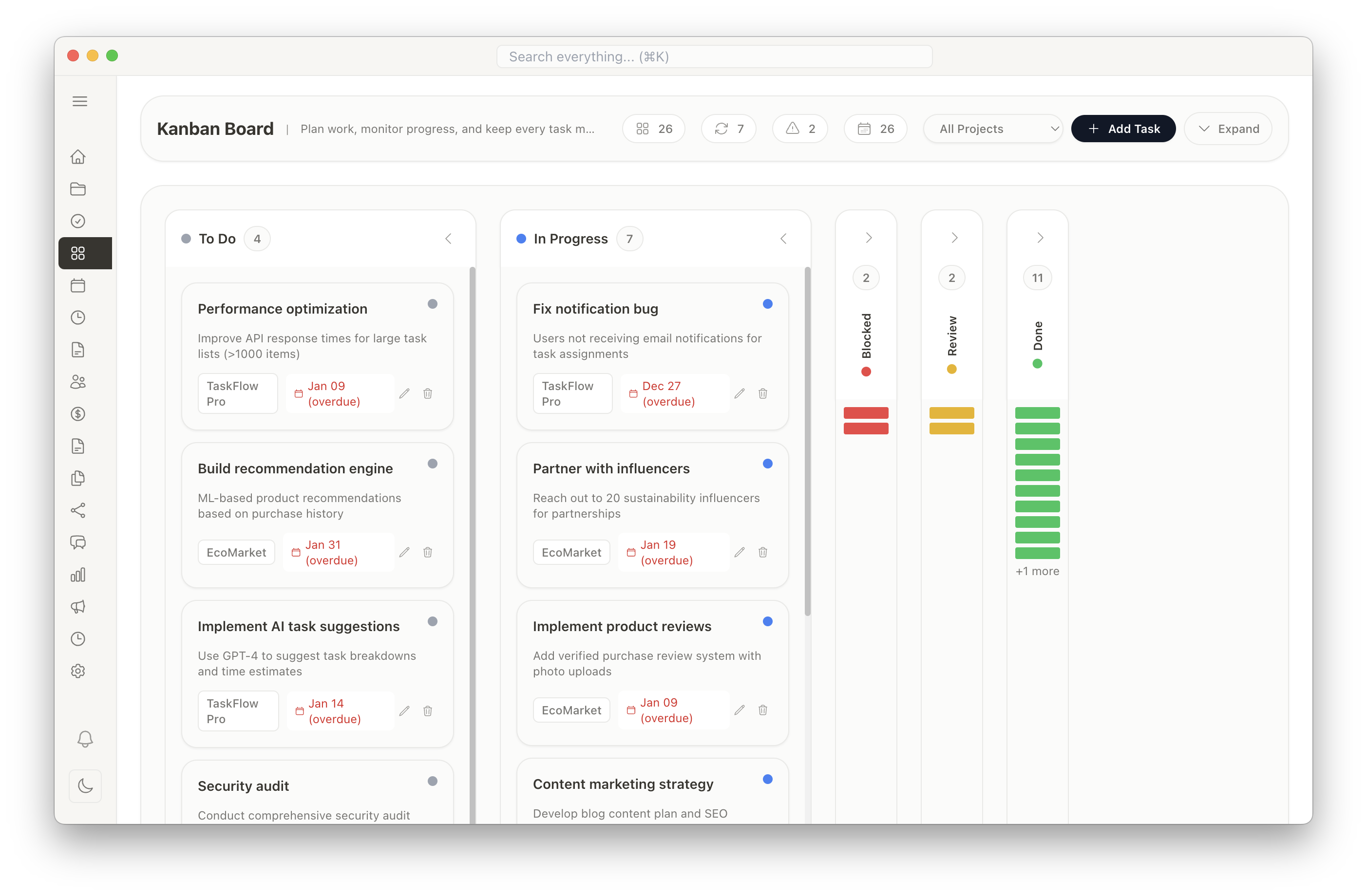 Kanban Board View
